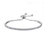 Yellow Chimes Exclusive Crystal Gift Collection Silver Plated Stylish Bracelet for Women and Girl's?