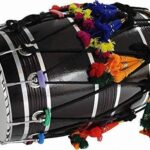 Salablez® Rhythm PUNJABI Dhol! BASS SOUNDS | Musical Bhangra Dhol (Multicolor)
