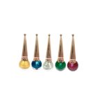 Waterproof Long Lasting SkyBlue, Silver, Golden, Pink & Green Glitter Eyeliner (Set Of 5).