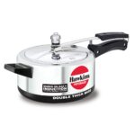 Hawkins Hevibase 3.5L Aluminium Inner Lid Pressure Cooker with Induction Compatible (Silver)