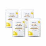 DR.RASHEL DE-TAN SHEET MASK WITH SERUM THAT IMPROVE SKIN TONE, FIGHT TAN & REJUVENATE DULLNESS - 20g*4 (Pack of 4)
