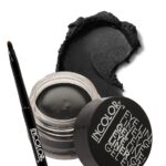 INCOLOR Scandaleyes Long Lasting Waterproof Gel Eye Liner with Smudger for Women | Llong Wearing Paraben-Free | High Intensity Pigments | Last for All Day Long Work Great with Eyebrow (Black)