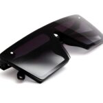 TheWhoop Rectangular Sunglasses Unisex for Men, Women, Boy's & Girl's, Narrow Rectangular Sunglasses, Stylish Goggles with Lightweight Unilens Goggles Sunglasses