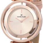 Daniel Klein Analog Gold Dial Women's Watch-DK11430-4