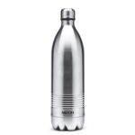 Milton Duo DLX 1000 Thermosteel 24 Hours Hot and Cold Water Bottle, 1 Litre, Silver