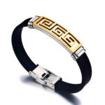 ZIVOM Non-Precious Metal Gold Plated Bracelet for Men's & Boy's