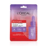 L'Oreal Paris Revitalift Essence Face Sheet Mask, Plumping and Hydrating, 30g