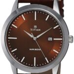 Titan Analog Men's Wrist Watch (Brown Dial, Brown Band)