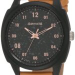 Sonata Volt+ Analog Black Dial Men's Watch NM77086PL01 / NL77086PL01/NP77086PL01W