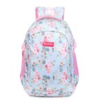 Beauty Girls-1518 Polyester Floral printed Designer Stylish Waterproof School/Collage/Picknic Bag-Backpack For Girls & Women (32 Lit)