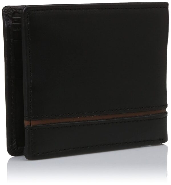 Fastrack Men Black Genuine Leather Wallet (5 Card Slots) - EASYCART