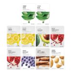 The Face Shop Real Nature Daily Glow Mask Sheet, 200 g (Unisex) - Combo Pack of 10