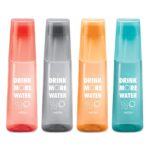 Milton KIP SIP 1000 Pet Water Bottle, 1 Litre Each, Set of 4, Assorted