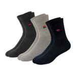 Men's Calf Length Cotton Socks (Pack of 3)