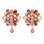 Valentine Gifts : YouBella Jewellery Valentine Collection AAA Swiss Zircon Earrings for Girls and Women
