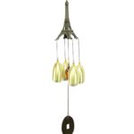 Divya Mantra Feng Shui Fengling Eiffel Tower Metal Windchime for Good Luck