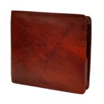 MBS - Mens Wallet Genuine Leather Bifold with ID Window, Card Holder Bill Slot & Coin Pocket | Stylish Slim and Light Weight Leather Wallet Form Men with Extra Storage Capacity - Brown