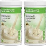 HERBALIFE Shakemate Milk based protein blend powder-500g-2 Pack Plant-Based Protein (1000 g, VANILLA)