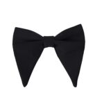 BBRATS Solid Essentials Black Butterfly Bow Tie