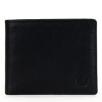 Cordobano Leather Wallet for Men | Mens Wallet | Man Wallet for Rakhi Gifting Made of Exclusive Leather, Hand Made Leather Wallet, Money Purse for Men | Cash Wallet (Black)
