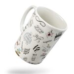 METREY Mug, Motivational Mug, Mug for Boys/Girls Ceramic 350ml (pack of 5)