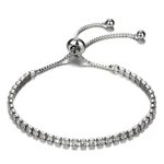 Shining Diva Fashion Full Crystal Charm Stylish Gold Plated Charm Bracelet for Women