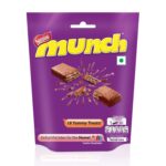 Munch Nestlé Chocolate Coated Crunchy Wafer, Share Pack 160.2g (8.9g, Pack of 18 units)