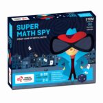 Chalk and Chuckles Super Math Spy - Board Games for Boys, Girls Age 8-12, Fun, Educational Brain Games for Kids 10+ Years, Best Gift for 9, 10, 11 Yrs, Multicolor