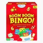 Skillmatics Boom Boom Bingo! Board Game : Numbers & Counting | Fun & Fast Matching Bingo Game for Kids | Gifts for Boys & Girls Ages 4 to 7