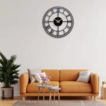EFINITO Designer Stylish Wooden Wall Clock for Living Room, Bedroom, Office, Kitchen, Home and Hall, Antique Big Sizes Modern Wall Watch for Home Decor (75 CM)