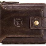 BBRATS Men's Genuine Leather Wallet | RFID Blocking Wallet for Men (Brown)